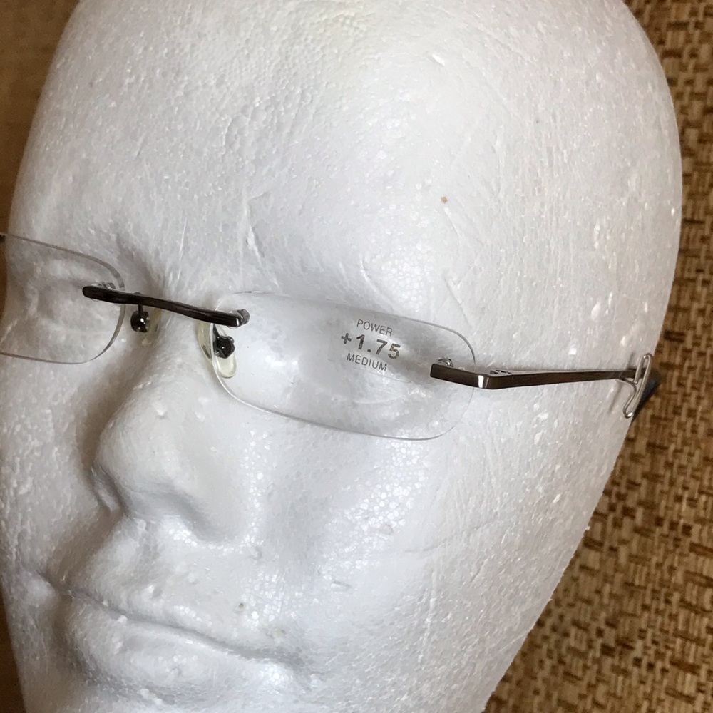 NWT Personal Optics W/M  Rimless Reading + 1.75